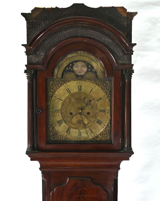 Saml. Collings, Downend - a George III mahogany longcase clock - Image 4 of 20