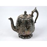 Victorian Irish silver teapot