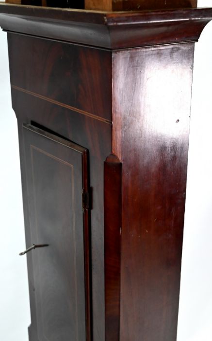 A 19th century 30 hr mahogany longcase clock - Image 6 of 6