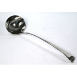 George III Old English pattern soup ladle