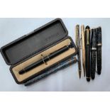 Two President 'Aerofil' fountain pens