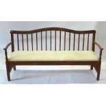 Georgian joint oak hall settle.bench