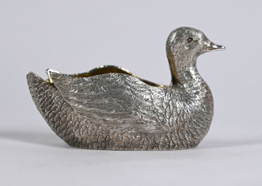 Victorian silver goose - Image 2 of 3