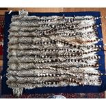 An antique Civet-fur carriage rug