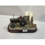 Border Fine Arts - 'Golden Memories' (B0797), model grey Ferguson tractor,