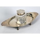 Silver inkstand