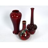 Bernard Moore - a flambé glazed small vase