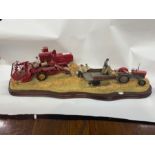 Border Fine Arts - a fine scale model 'Bringing In The Harvest' limited edition no. 783 / 850