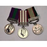 Three George VI GSM's - differing recipients (3)