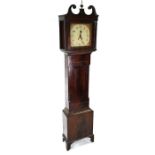 A 19th century 30 hr mahogany longcase clock