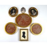 Seven various miniatures