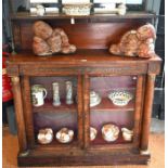 Regency brass mounted rosewood rosewood cabinet