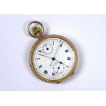 9ct gold pocket watch/stopwatch