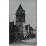 Louis Whirter (1873-1932) - Ten various Scottish building etchings