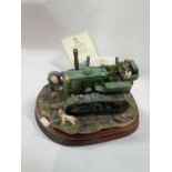 Border Fine Arts - 'Starts First Time' (B0702), model caterpillar tractor