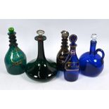 Collection of decanters