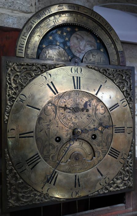 Saml. Collings, Downend - a George III mahogany longcase clock - Image 10 of 20