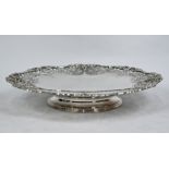 Pierced silver fruit dish