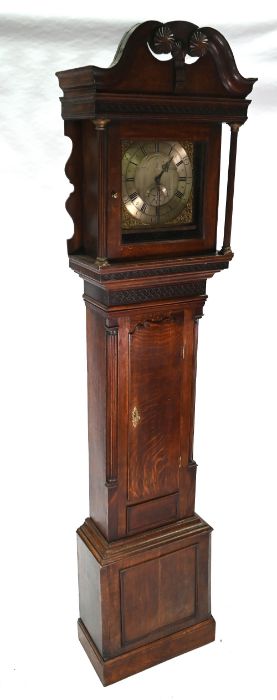 John Hartley, an 18th century 30hr oak longcase clock
