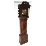 John Hartley, an 18th century 30hr oak longcase clock