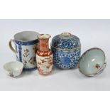 Six items of 18th and 19th century Chinese and Japanese export ceramics