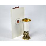 Silver commemorative goblet- Lincoln Cathedral
