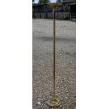 A brass standard lamp