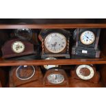 Ten various clocks