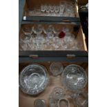 Colection of drinking glasses