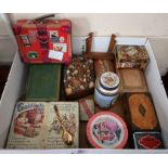 A small selection of Oriental and other trinket boxes