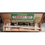 A Jacques brand croquet set, boxed