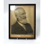 George Bernard Shaw - framed photographic portrait