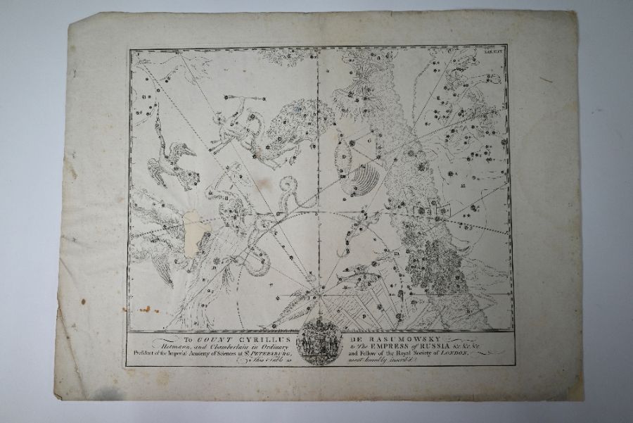 An 18th century engraved celestial chart - Image 5 of 5