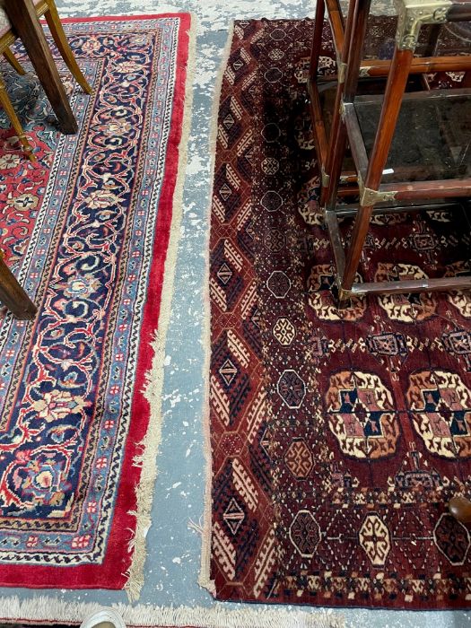 A fine antique Turkoman carpet, 265 cm x 209 cm - Image 5 of 7