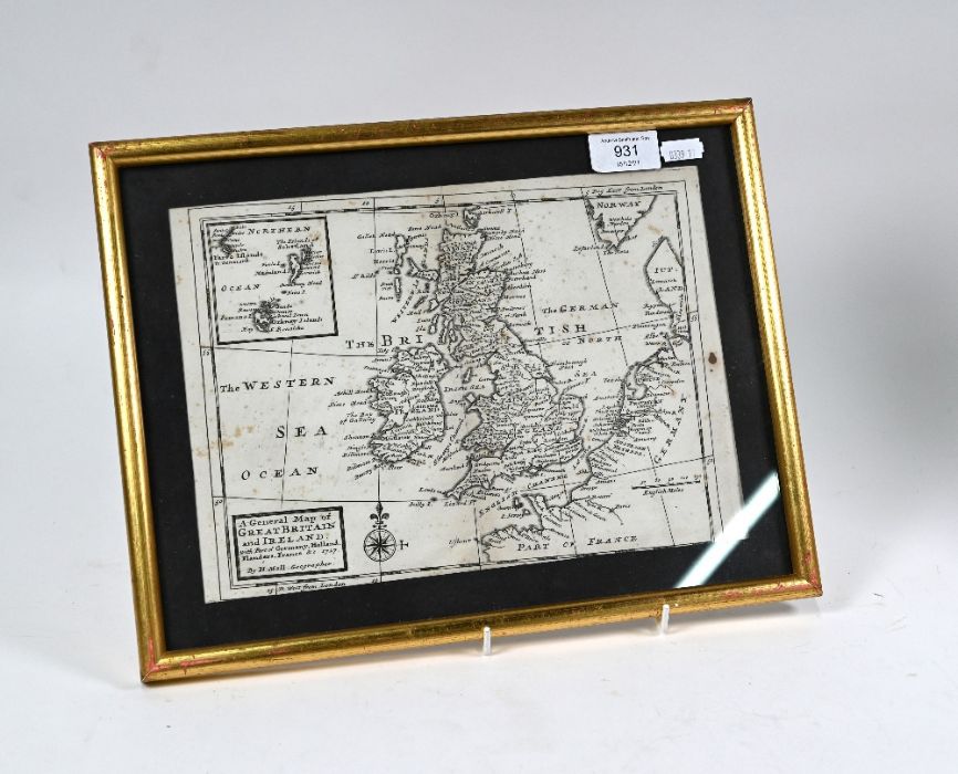 An 18th century map engraving