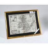 An 18th century map engraving