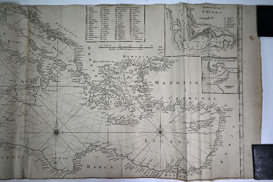 Three linen-backed folding maps - Image 14 of 14