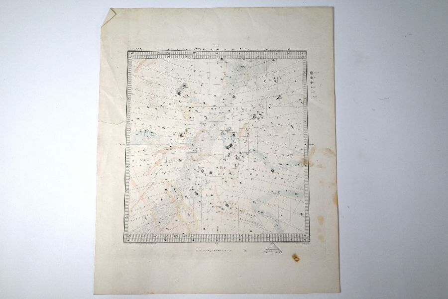 An 18th century engraved celestial chart - Image 4 of 5
