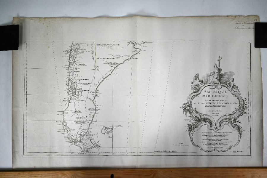 Two 18th century map engravings - Image 3 of 3