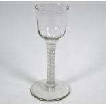 A Georgian cordial glass