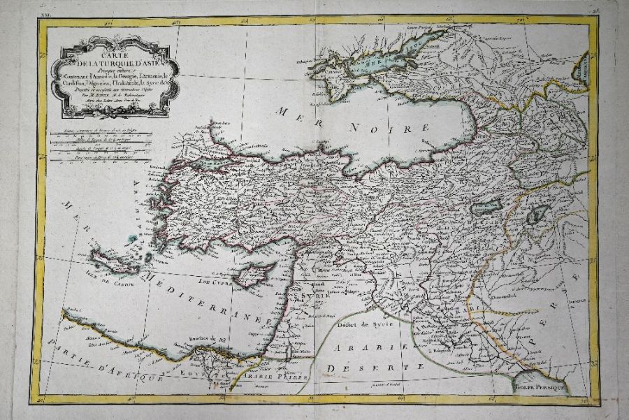 An 18th century French map engraving - Image 4 of 4