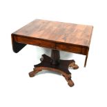 A Victorian rosewood centre table
