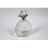 Art Deco silver-mounted decanter