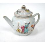 A Chinese famille rose teapot, Qing period