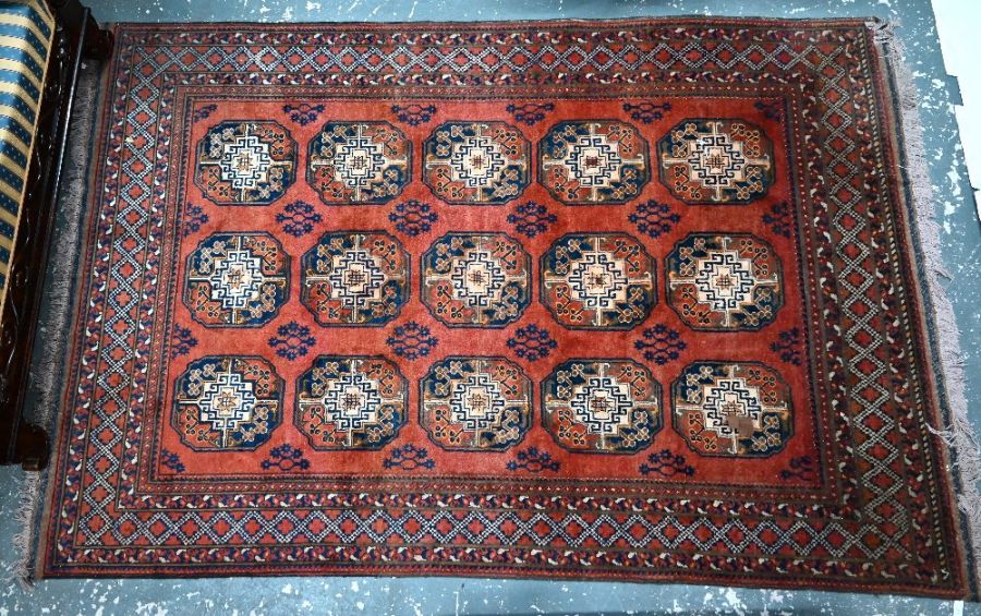 An old Afghan Messi carpet, 293 cm x 198 cm