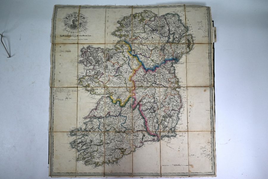 Three linen-backed folding maps - Image 11 of 14