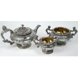 George IV silver tea service