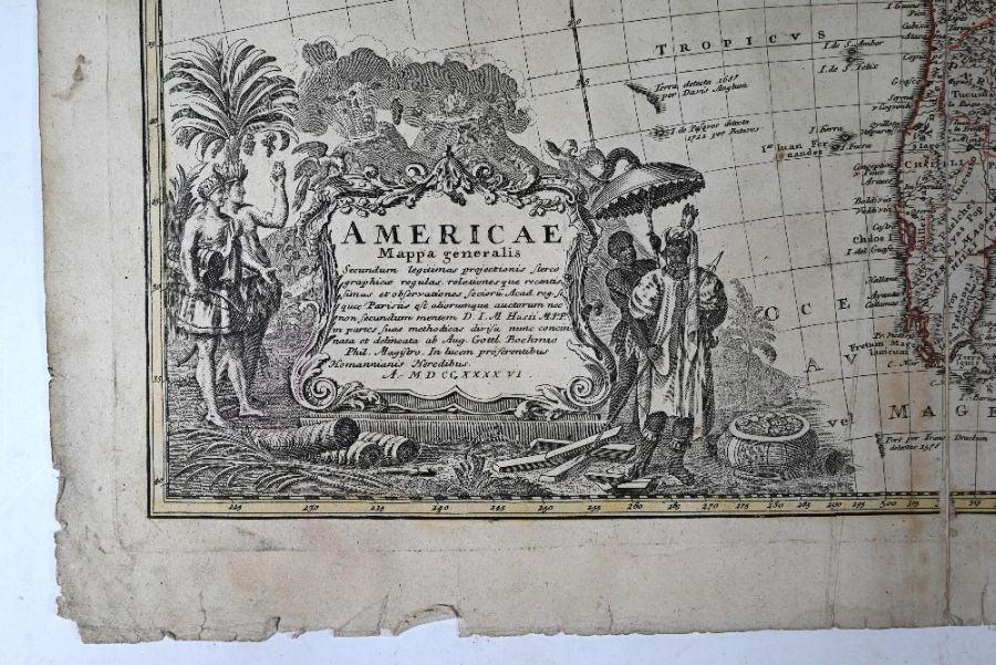 An 18th century map engraving - Image 2 of 4