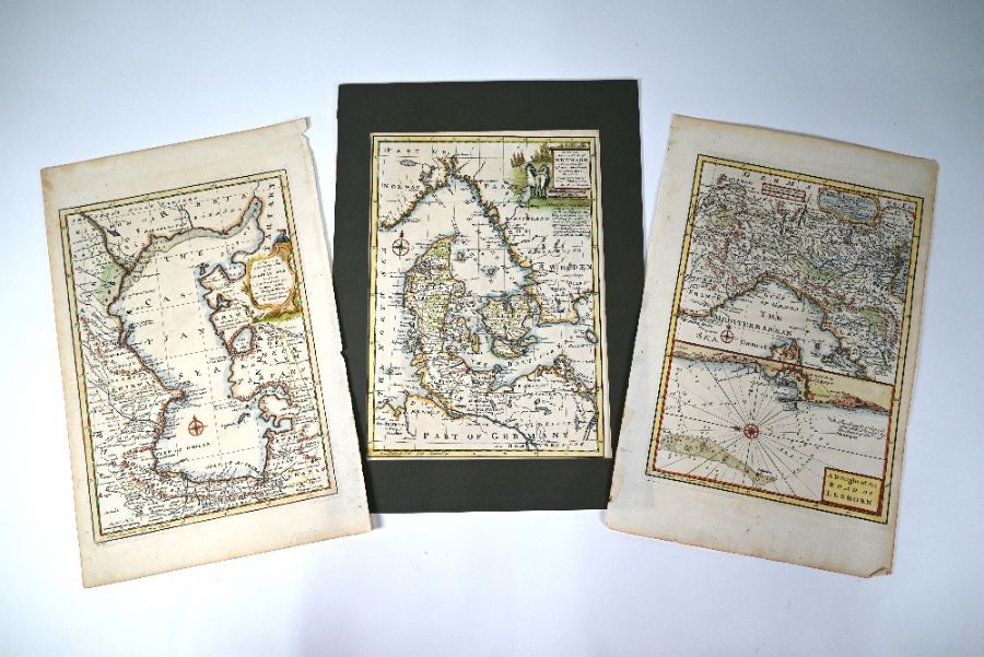 Three 18th century map engravings