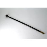 A 19th century colonial Malacca swagger-stick